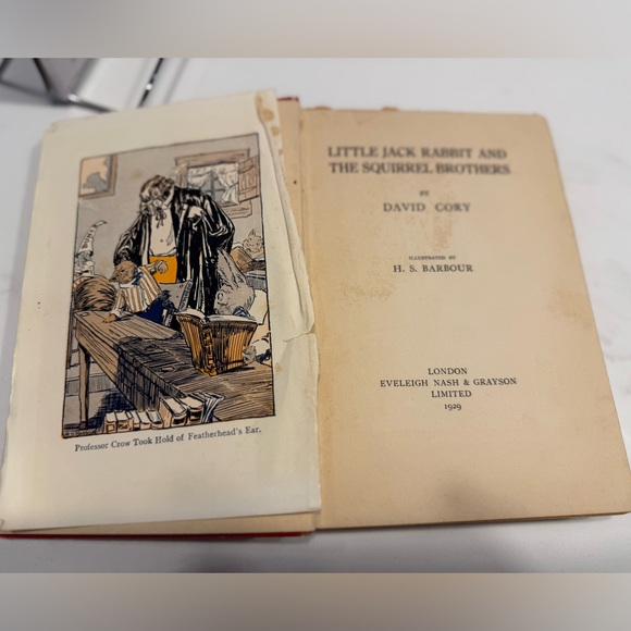 Vintage 1929 Children’s Book – Little Jack Rabbit and the Squirrel Brothers - Picture 2 of 5